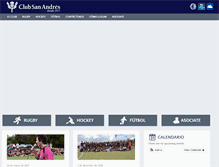 Tablet Screenshot of clubsanandres.com